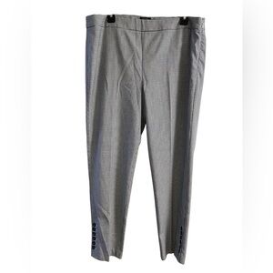 Talbots Chatham ankle pants houndstooth skinny Sz 14 NWT